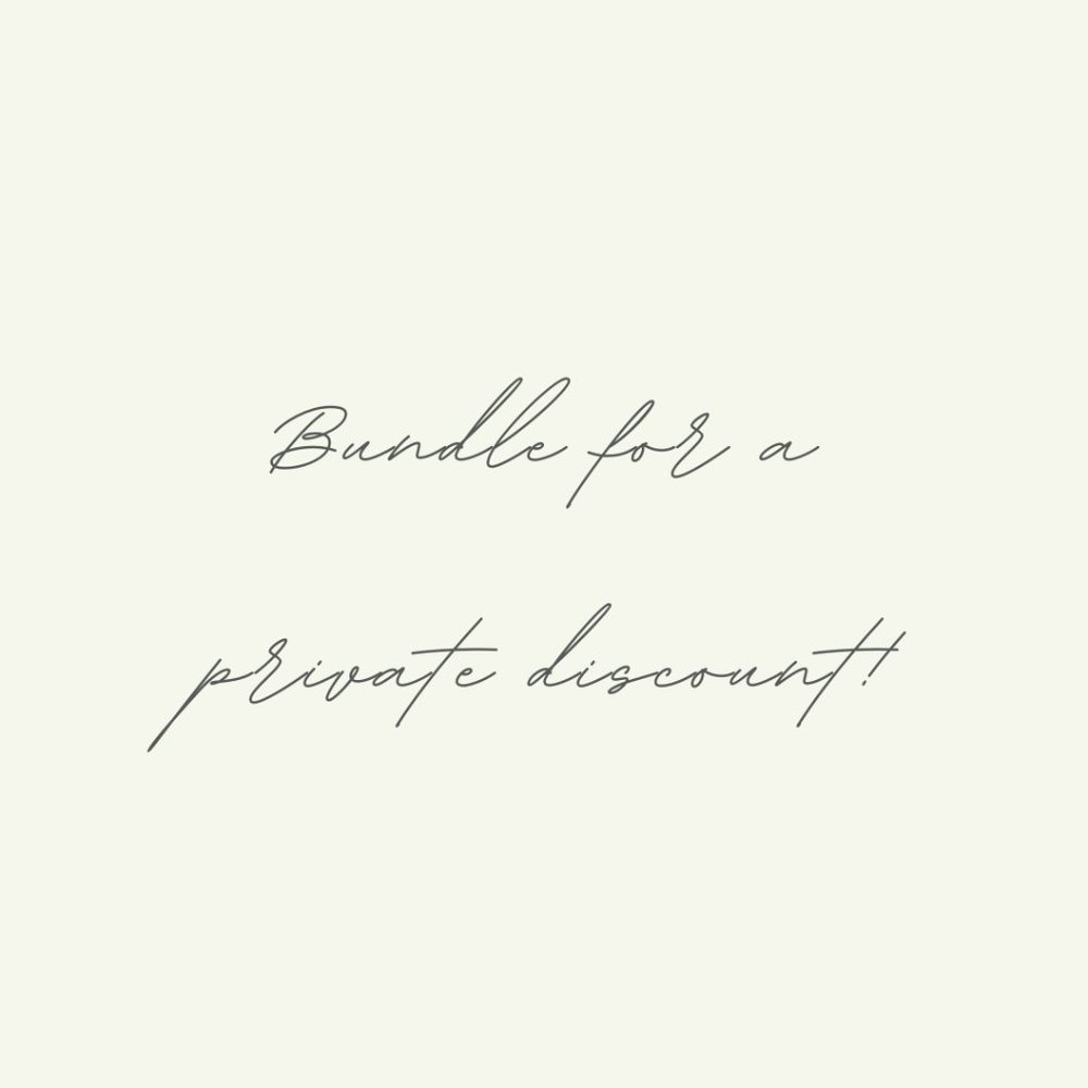 Bundle for a private discount!